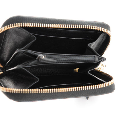 Gucci Patent Soho Compact Disco Zip Around Wallet Black 5 of 7
