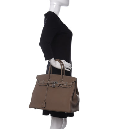 Hermes Togo Birkin 35 Etoupe 2 of 10