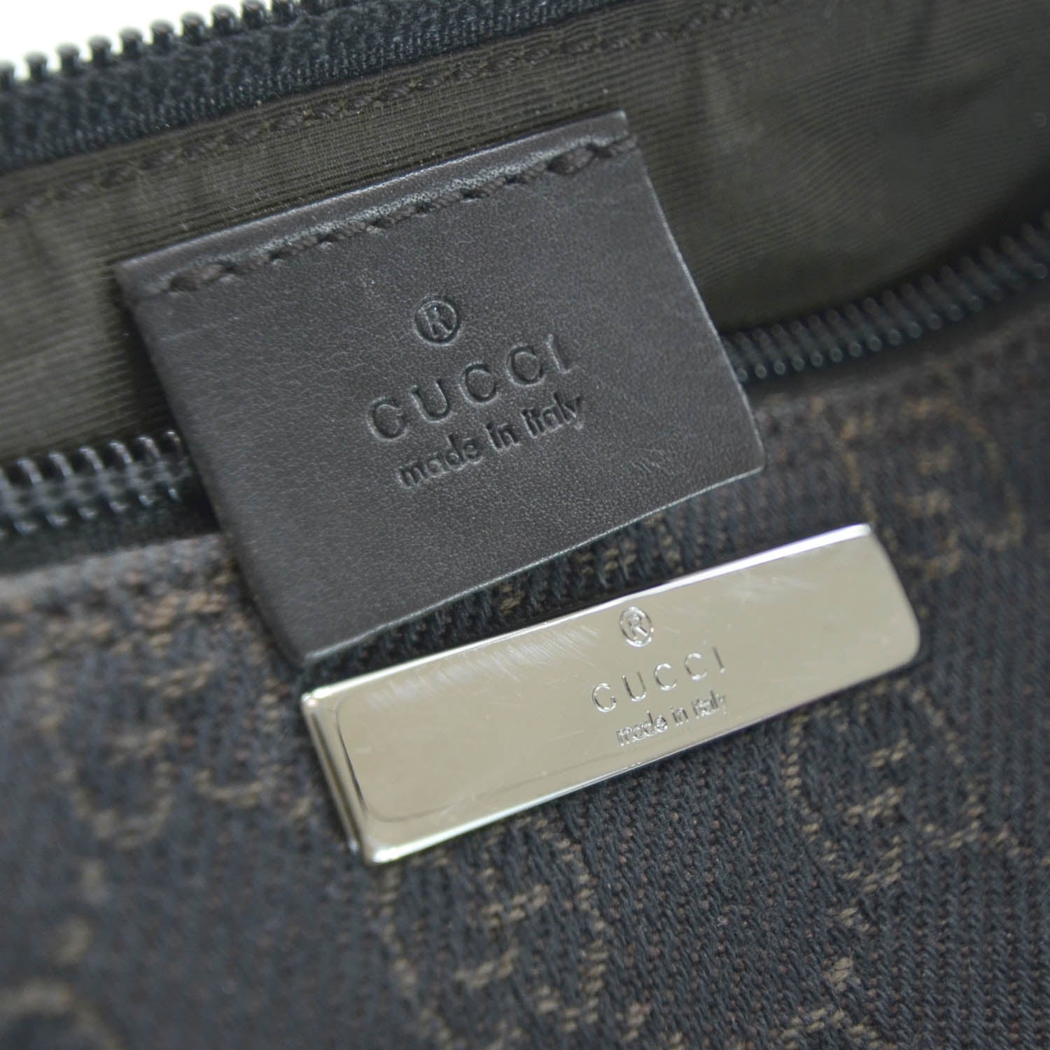 Gucci Monogram Boat Pochette Brown 9 of 11