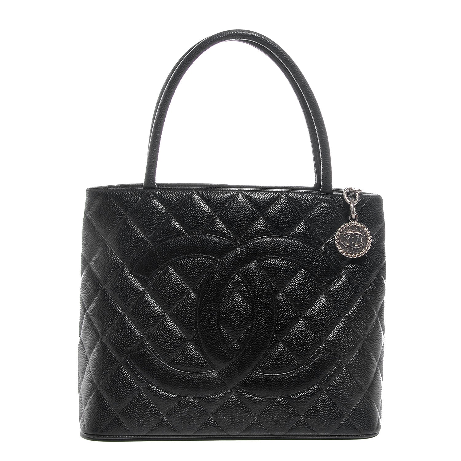 Chanel Caviar Quilted Medallion Tote Black 1 of 7