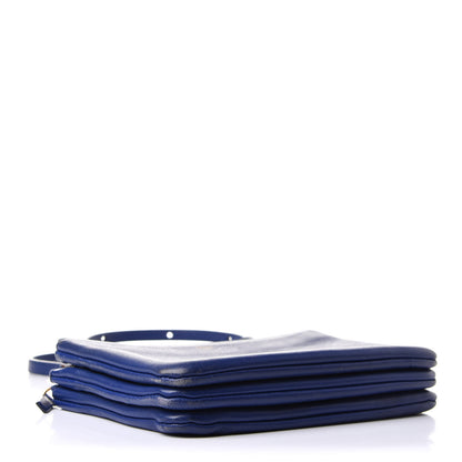 Celine Lambskin Small Trio Crossbody Bag Indigo 4 of 9
