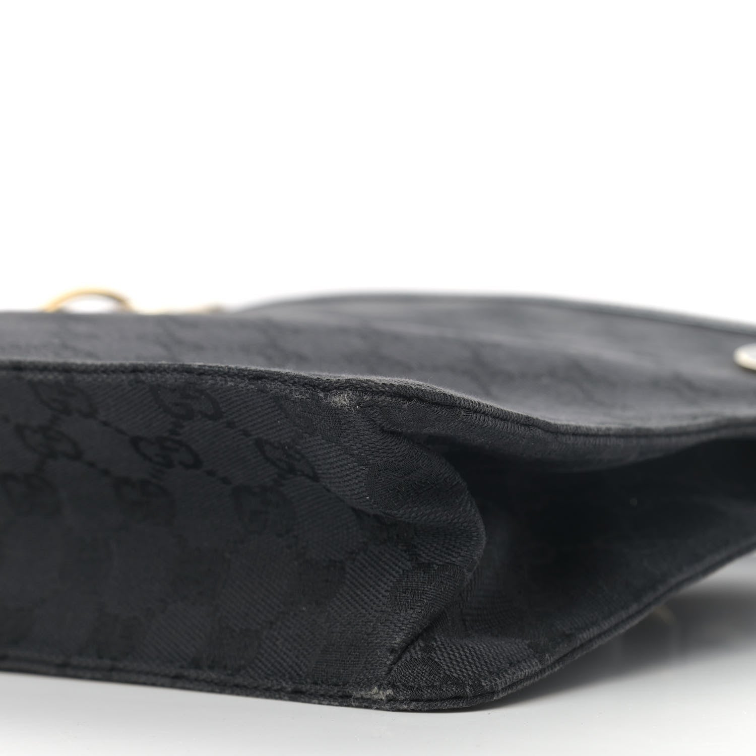 Gucci Monogram Eclipse Messenger Bag Black 9 of 10