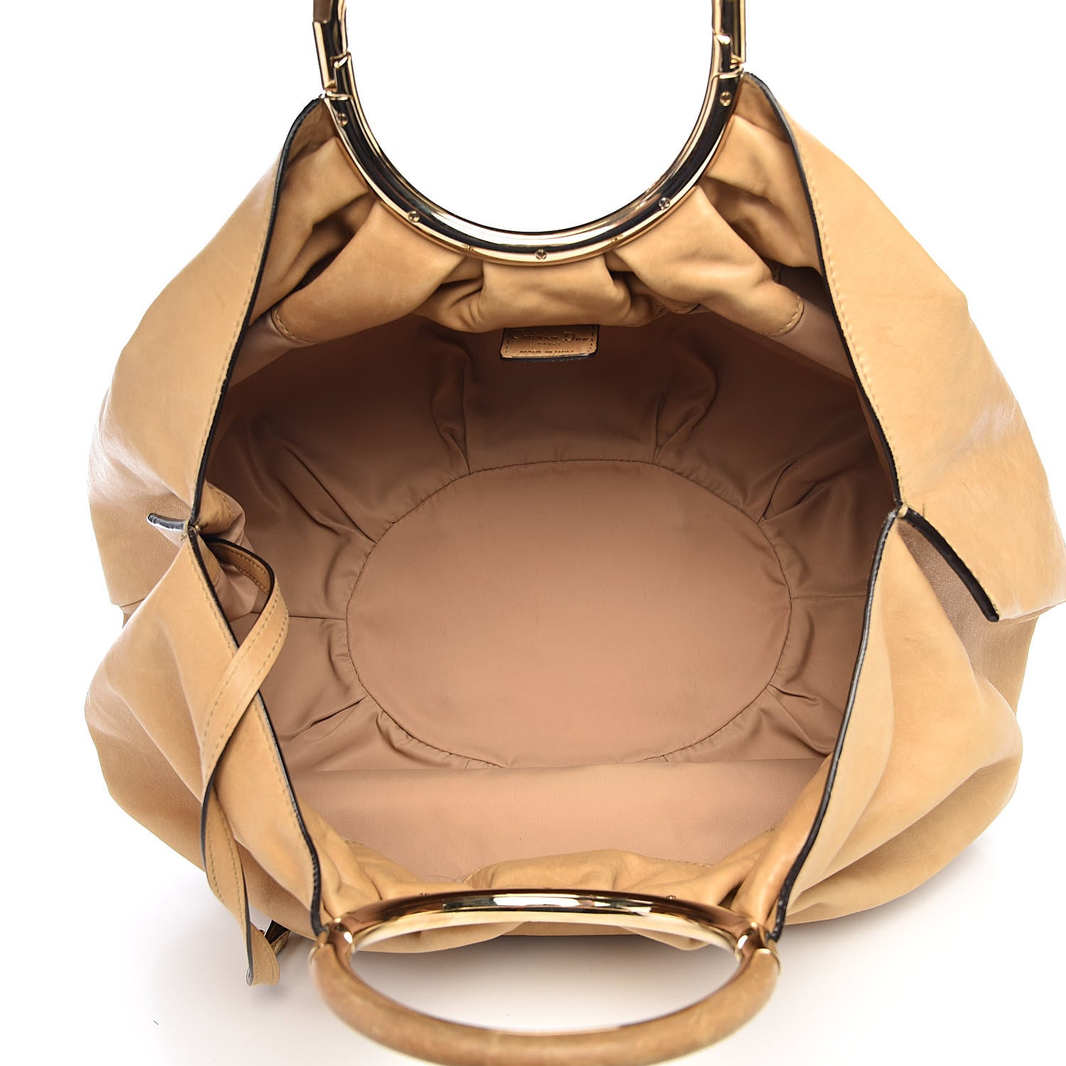Christian Dior Smooth Calfskin Soft Babe Shopping Tote Beige 6 of 13