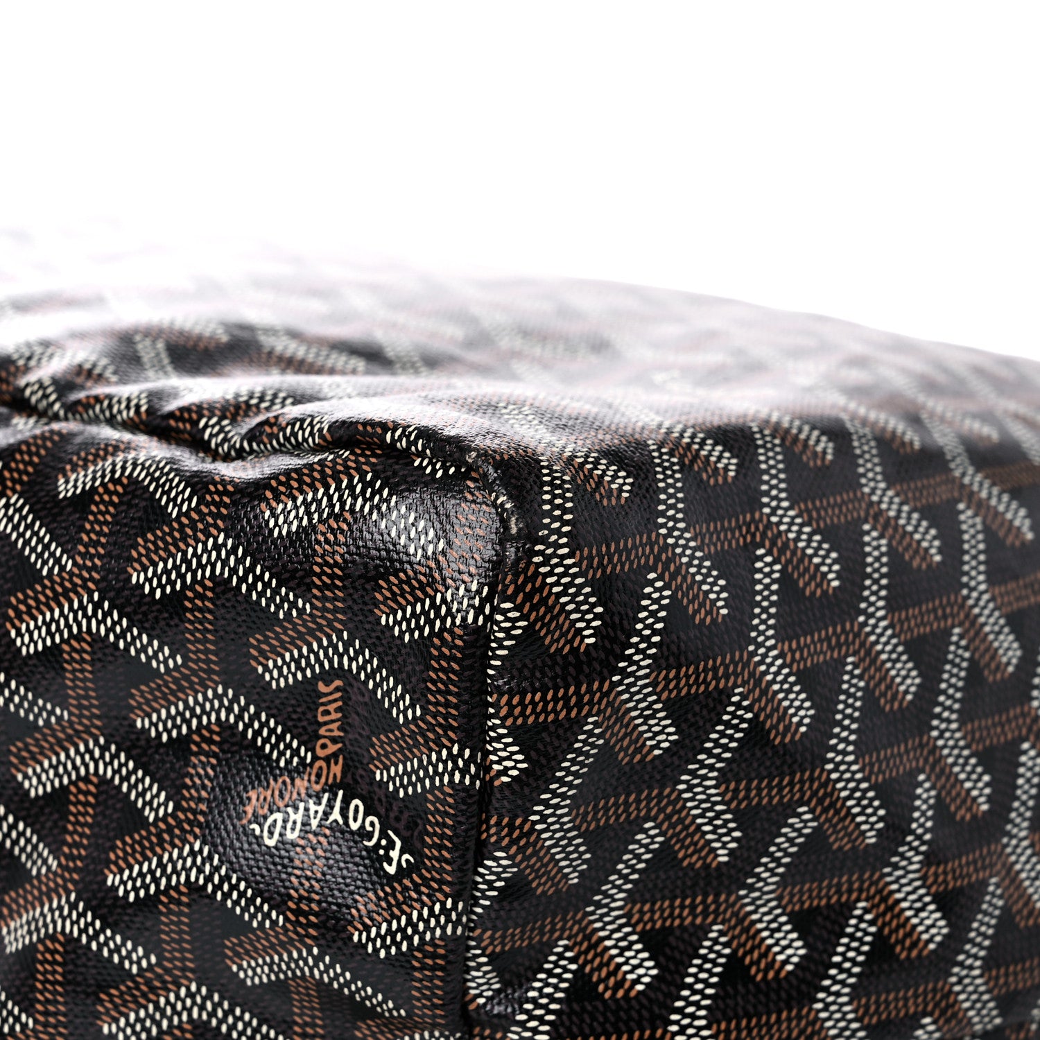 Goyard Goyardine Saint Louis GM Black Gold 10 of 12