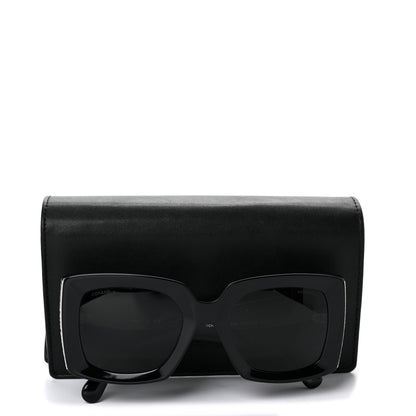 Chanel Acetate Rectangle Sunglasses 5435 Black 7 of 7