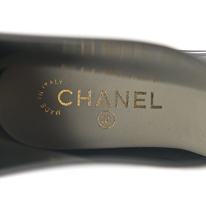 Chanel Rubber Rain Boots 38 Black 8 of 9