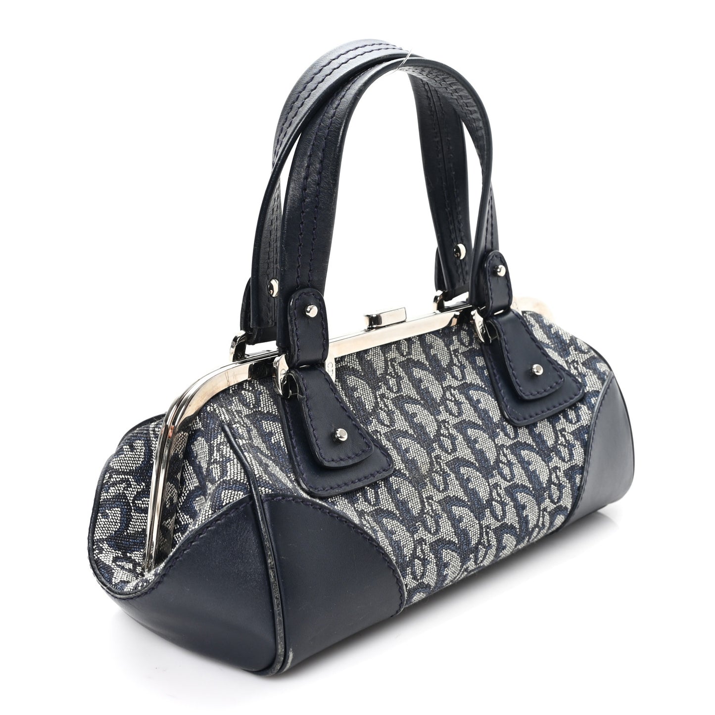 Monogram Frame Satchel Blue