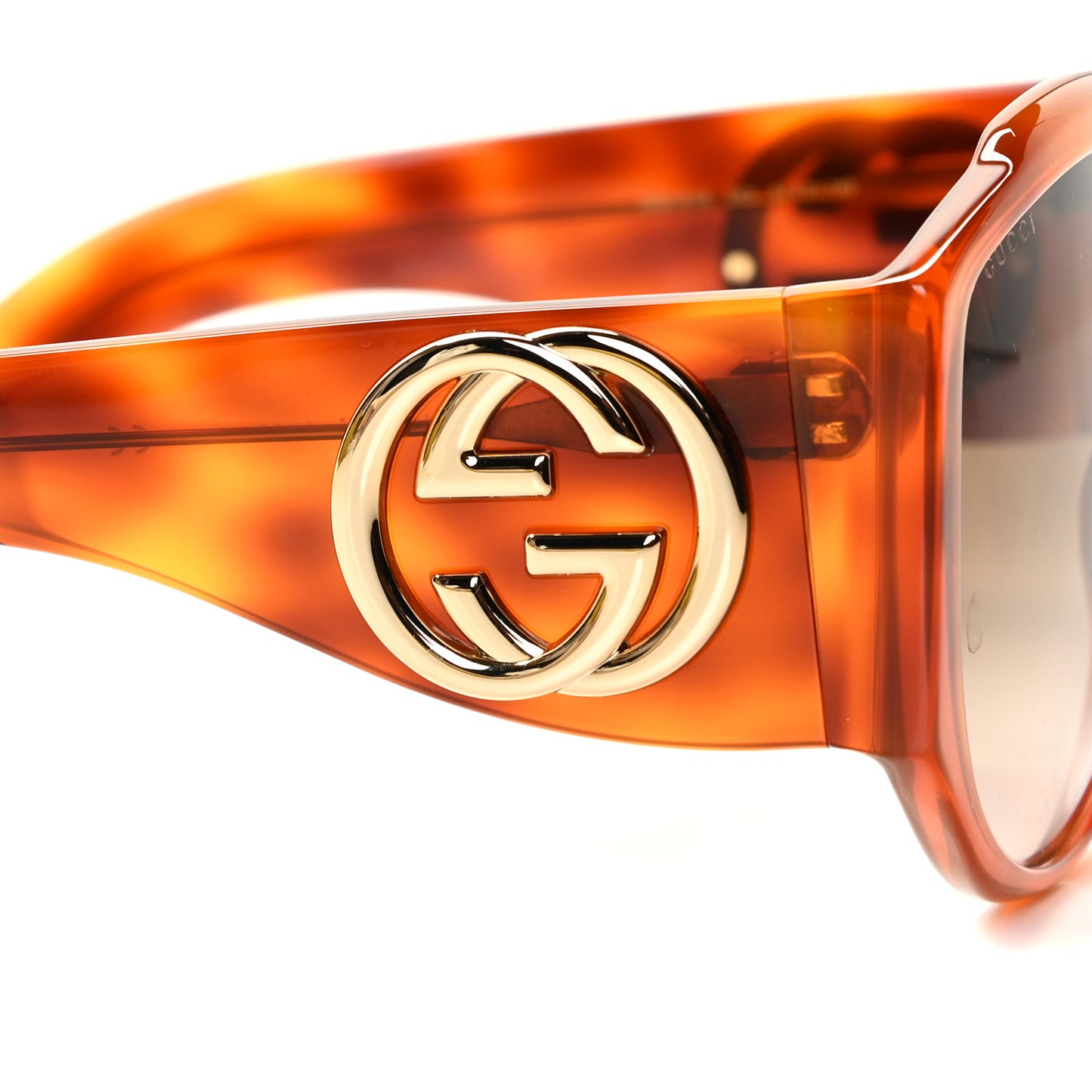 Acetate Oversized Interlocking GGG0151S Sunglasses Tortoise