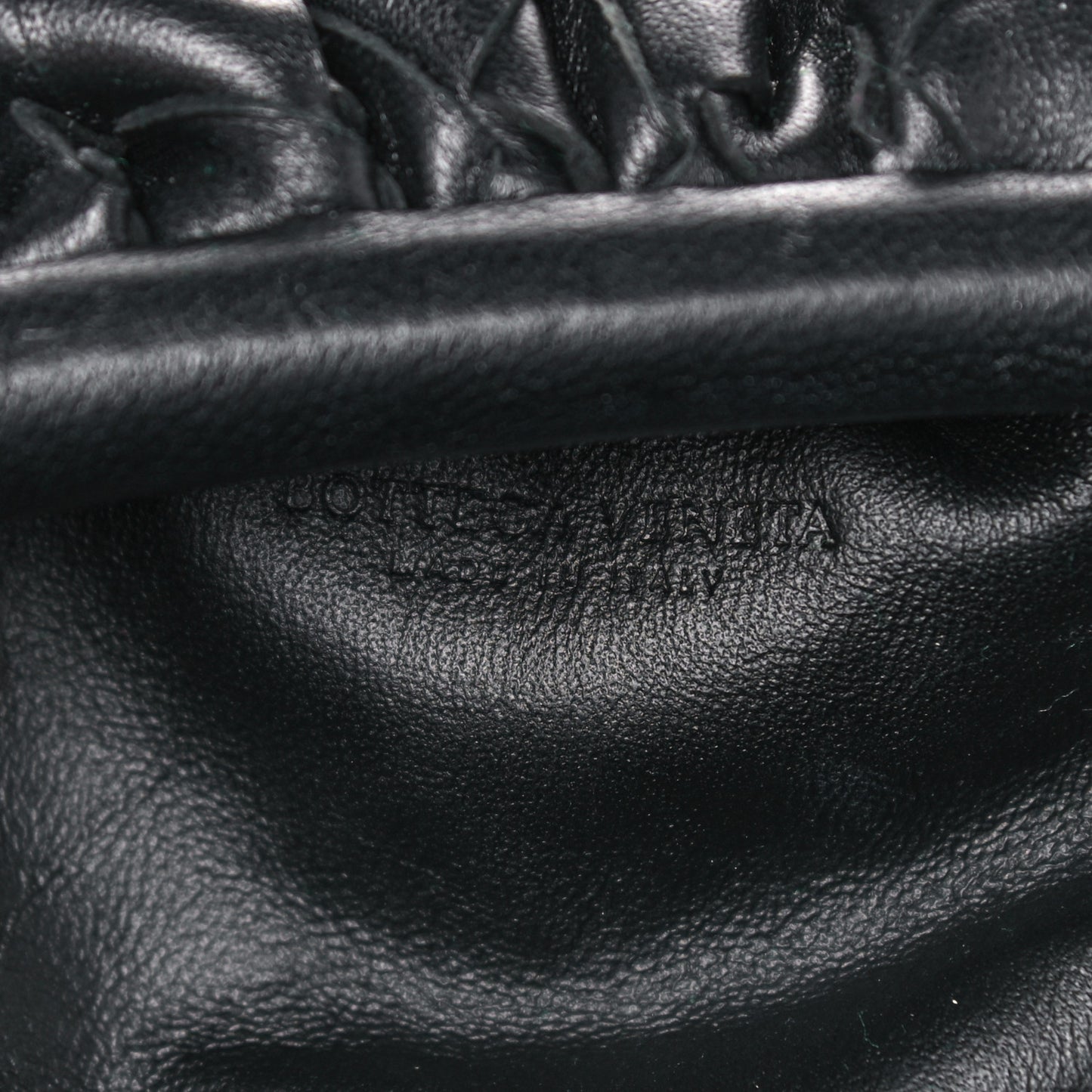 Nappa Intrecciato The Mini Pouch Black