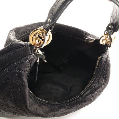 Gucci Guccissima GG Twins Large Hobo Black 5 of 7