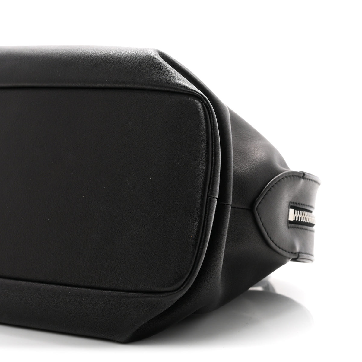 Polished Saddle Calfskin Agnes 12 Black