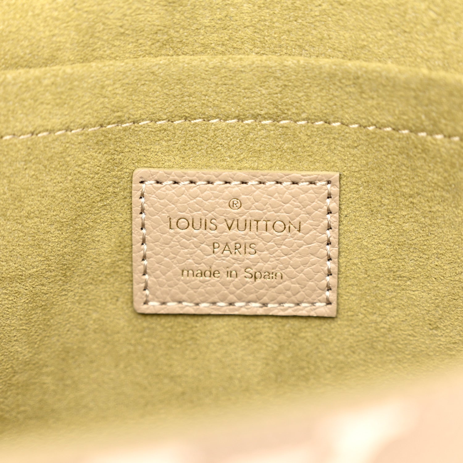 Louis Vuitton Empreinte Monogram Giant Felicie Pochette Tourterelle Creme 7 of 10