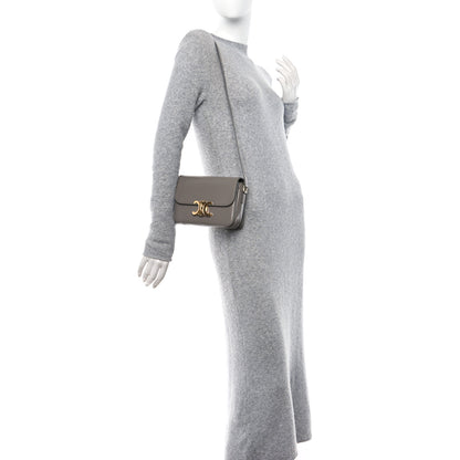 Celine Shiny Calfskin Teen Triomphe Pebble 2 of 12
