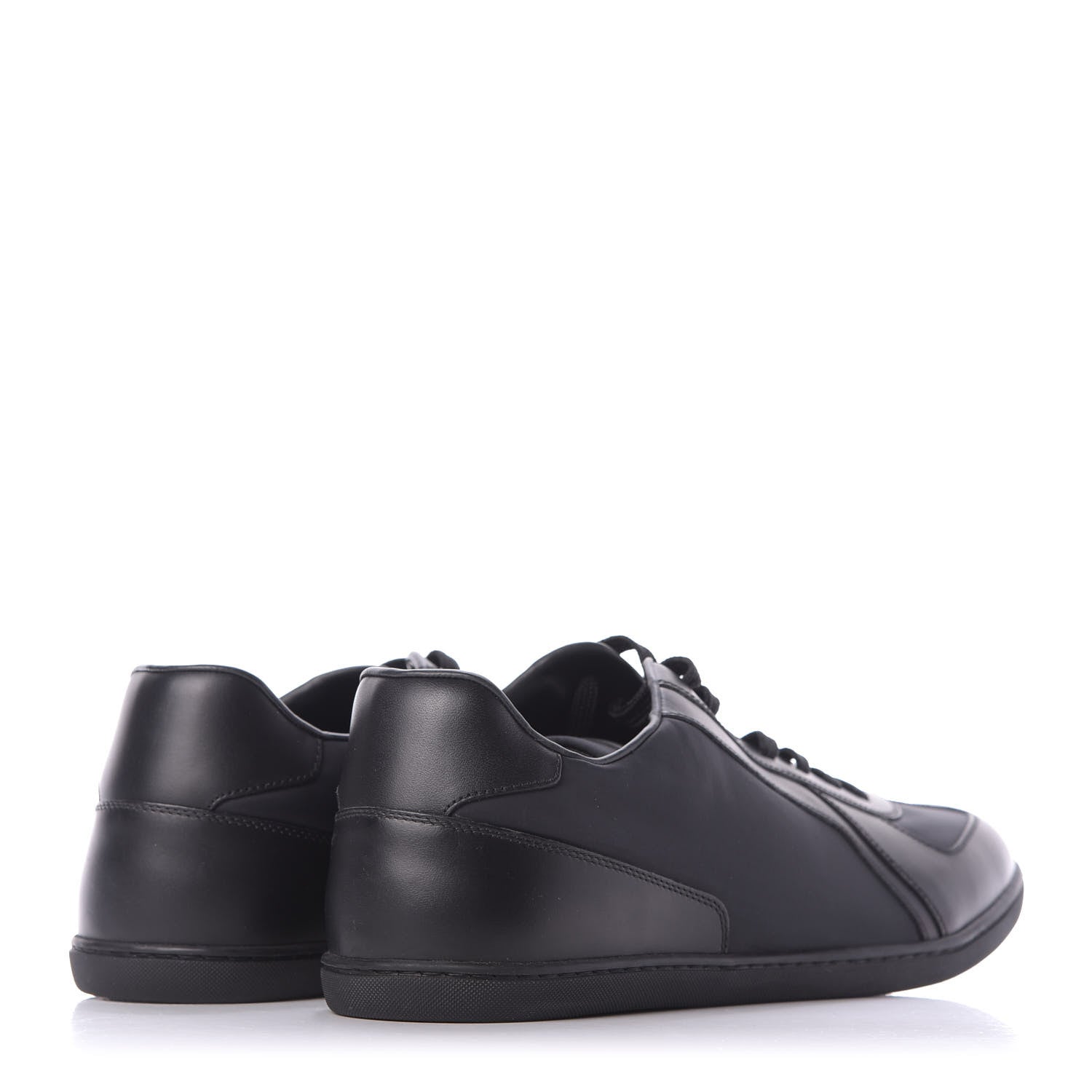 Louis Vuitton Calfskin Nylon Pulse Sneaker 9 Black 4 of 10