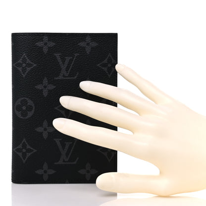 Louis Vuitton Monogram Eclipse Passport Cover 2 of 6