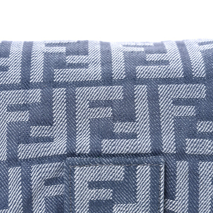 Fendi Denim Small Mamma Baguette Blue 8 of 10