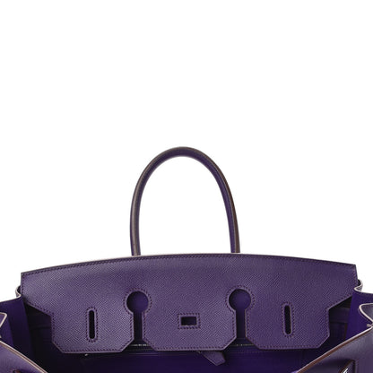 Hermes Epsom Birkin 35 Iris 9 of 43