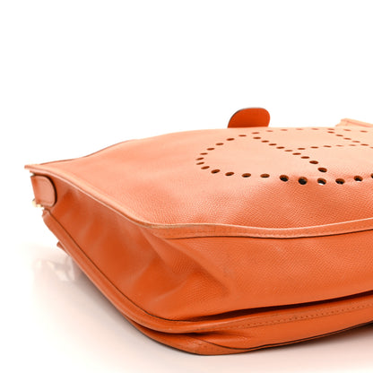 Hermes Epsom Evelyne III GM Orange 11 of 21