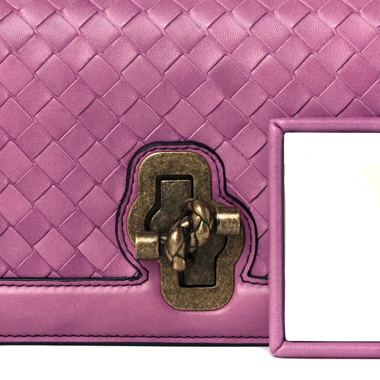 Nappa Intrecciato Olimpia Knot Clutch Corot