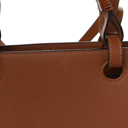 Loewe Smooth Calfskin Small Anagram Tote Tan 15 of 16