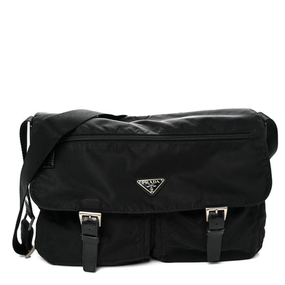 Prada Nylon Vela Sport Messenger Bag Black 1 of 10
