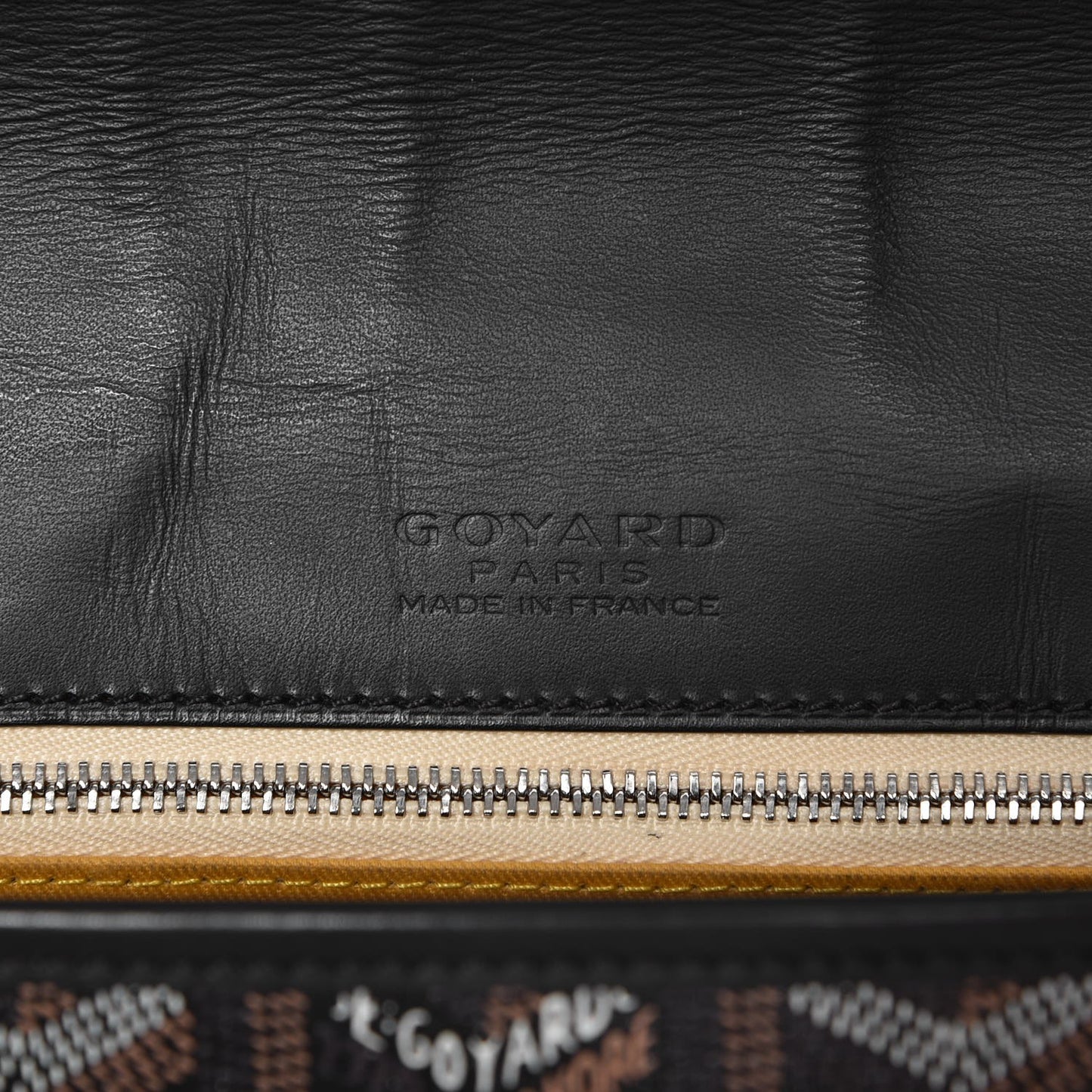 Goyardine Belvedere MM Messenger Bag Black