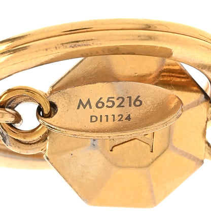 Louis Vuitton LV Facettes Bag Charm Key Holder Gold 4 of 4