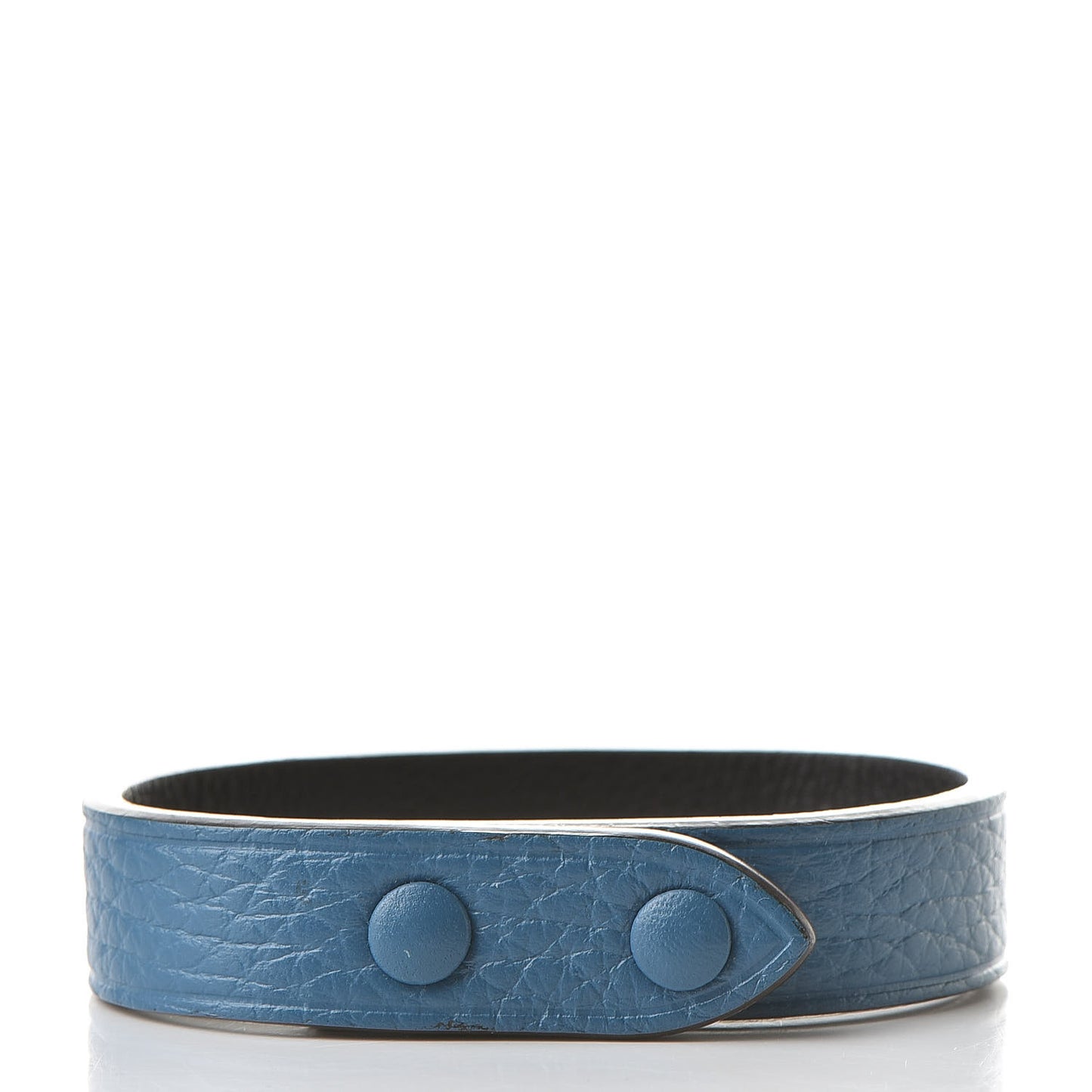 Taurillon Press it Bracelet 19 Bleu Canard