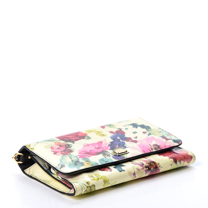 Dolce & Gabbana Patent Floral Print Wallet On Chain Multicolor 3 of 8