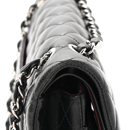 Chanel Lambskin Quilted Medium Double Flap Black 21 of 21