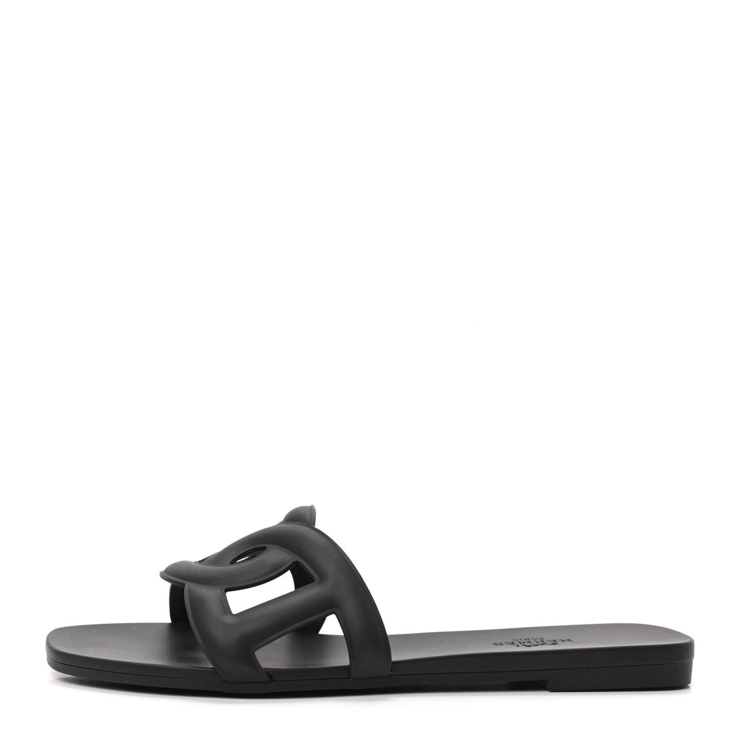 Rubber Aloha Sandals 36 Black