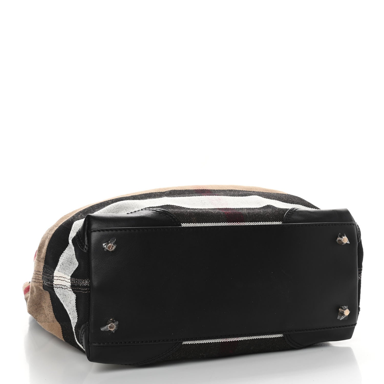 Burberry Canvas Mega Check Medium Maidstone Black 4 of 10
