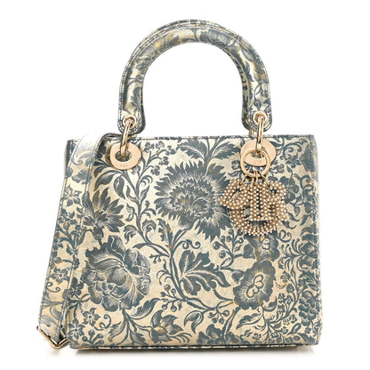 Christian Dior Metallic Calfskin Medium Brocart Lady Dior Multicolor 1 of 9