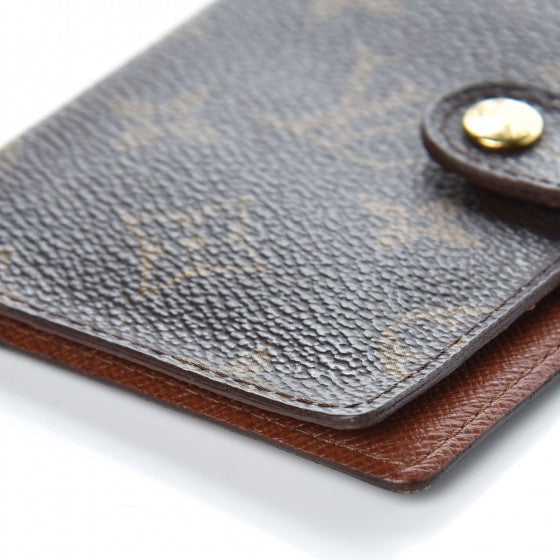 Monogram Mini Agenda Cover w Pencil