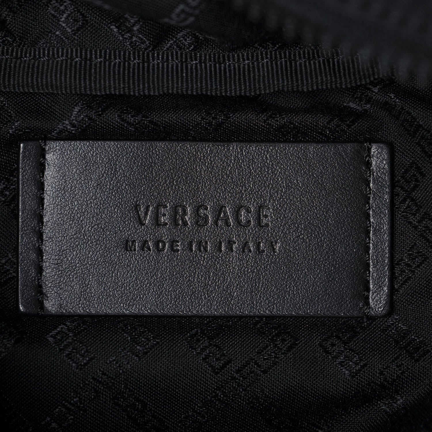 Versace Nylon Palazzo Medusa Belt Bag Black 10 of 12