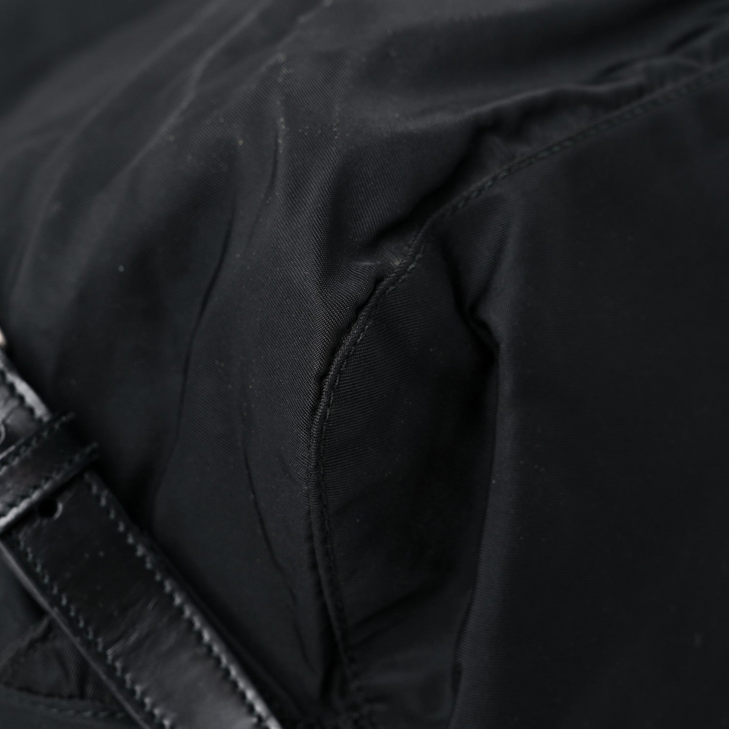 Prada Nylon Vela Medium Backpack Black 10 of 14