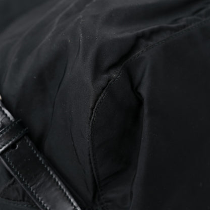 Prada Nylon Vela Medium Backpack Black 10 of 14