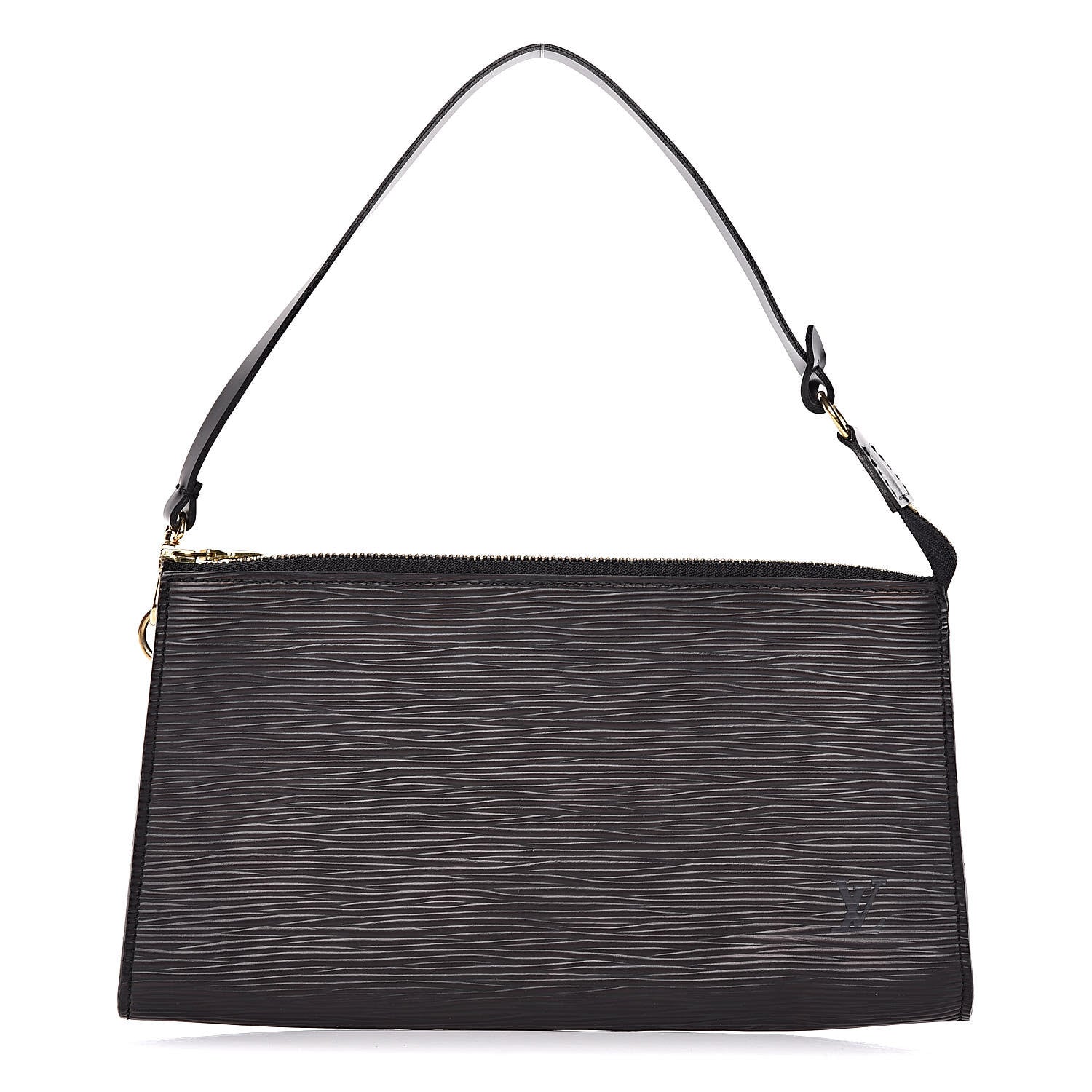 Louis Vuitton Epi Pochette Accessories 24 Black 1 of 9