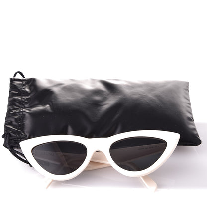 Celine Acetate Cat Eye Sunglasses CL40019I Ivory 7 of 7