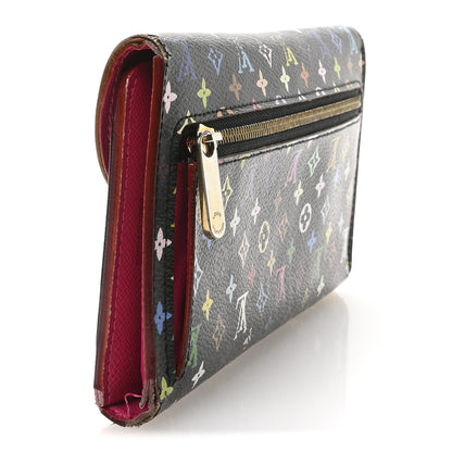 Louis Vuitton Monogram Multicolor Eugenie Wallet Black Grenade 3 of 10