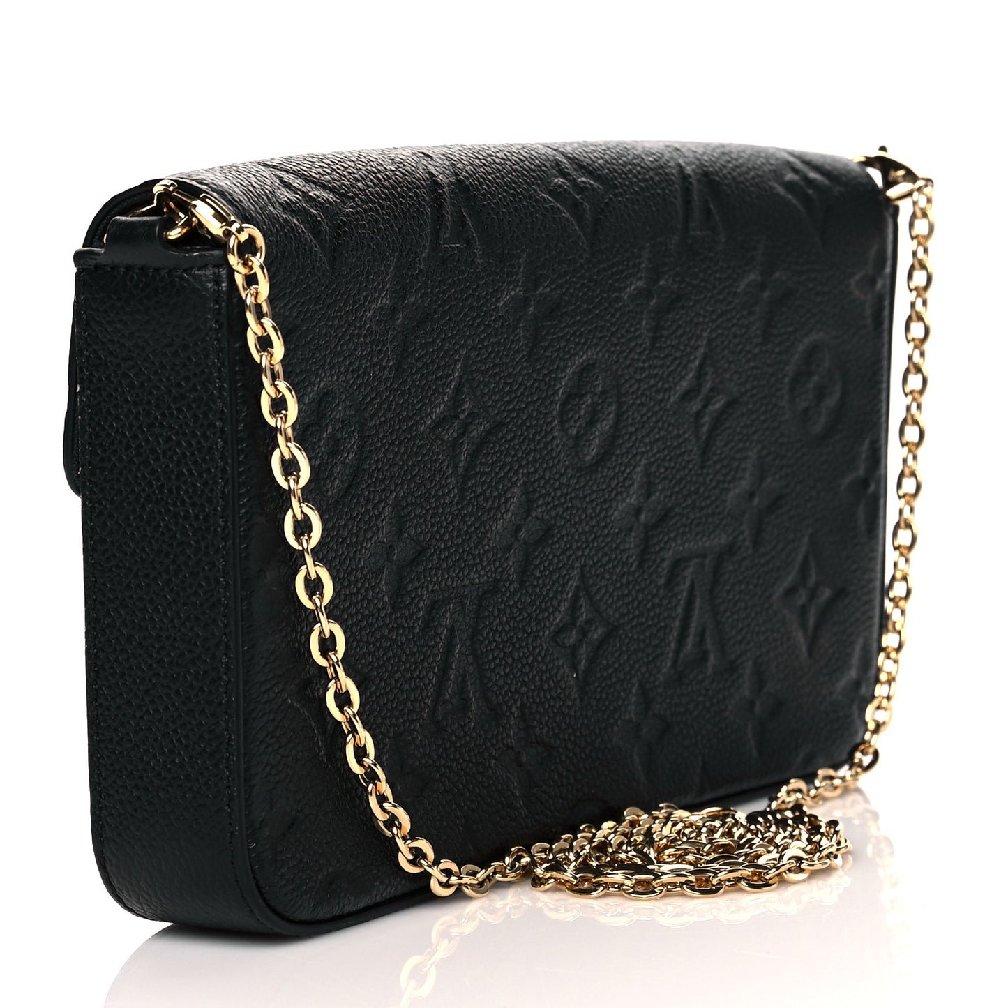 Empreinte Pochette Felicie Chain Wallet Black