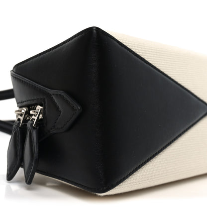 Alaia Canvas Calfskin Medium Le Teckel Bag Ecru 8 of 9