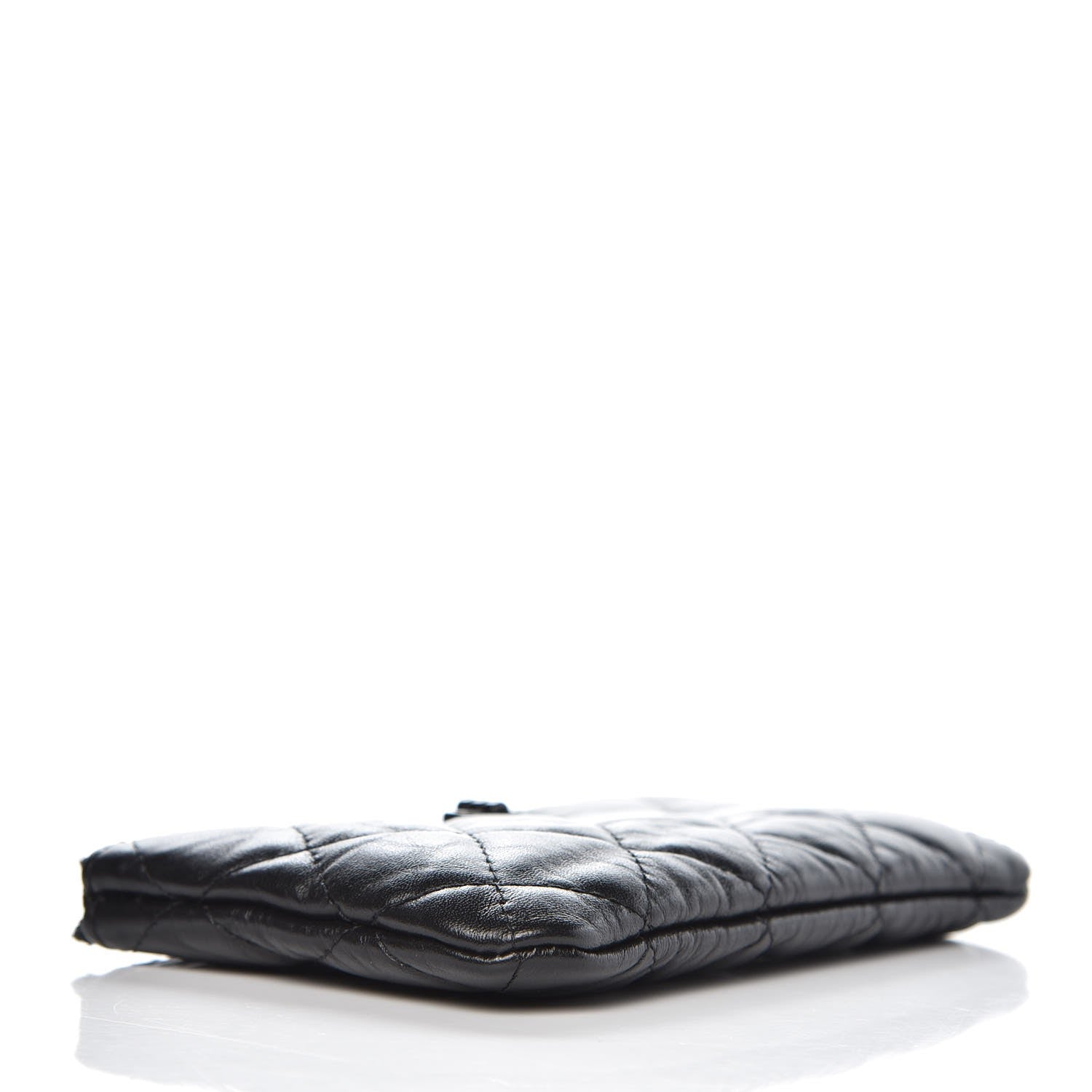 Chanel Aged Calfskin Quilted Small Reissue Cosmetic Case So Black 4 of 8