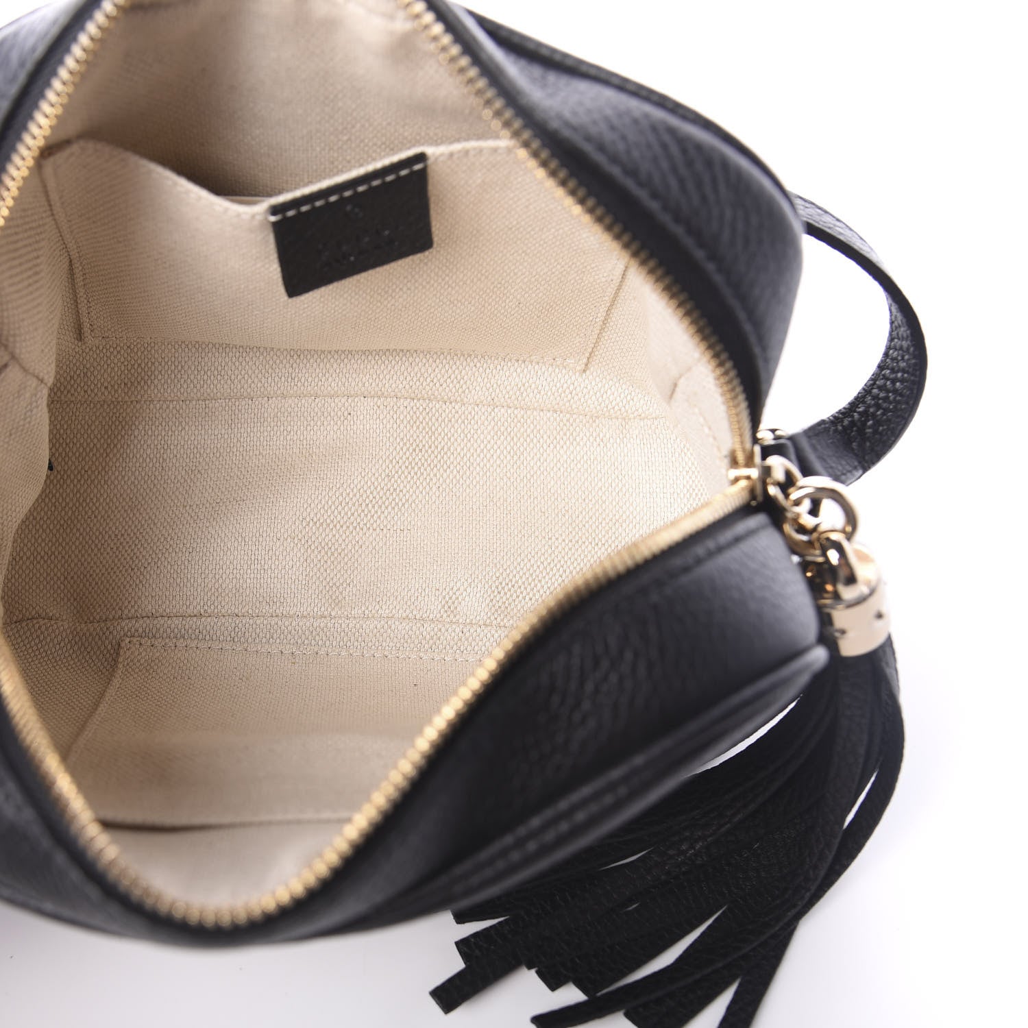 Gucci Pebbled Calfskin Small Soho Disco Bag Black 5 of 9