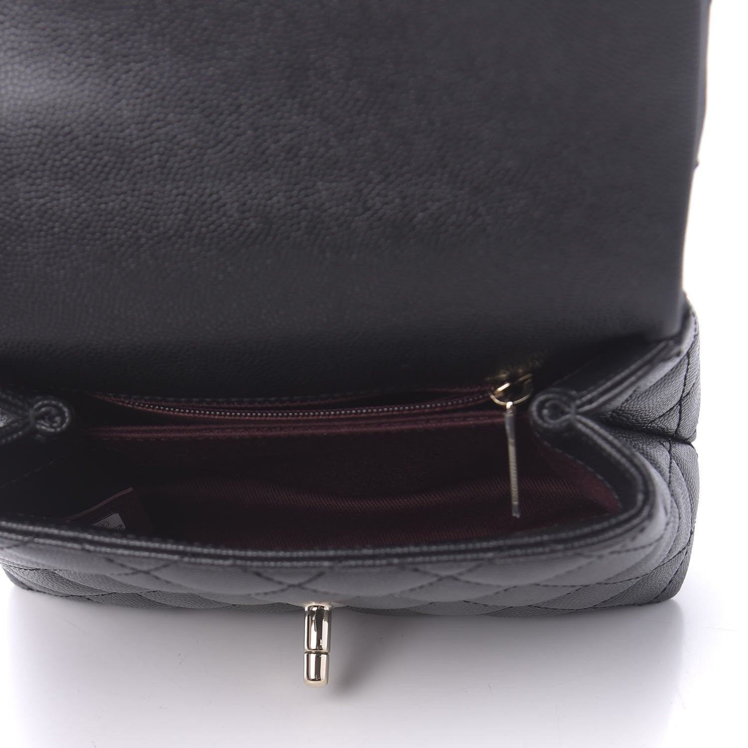 Chanel Caviar Quilted Extra Mini Coco Handle Flap Black 5 of 11