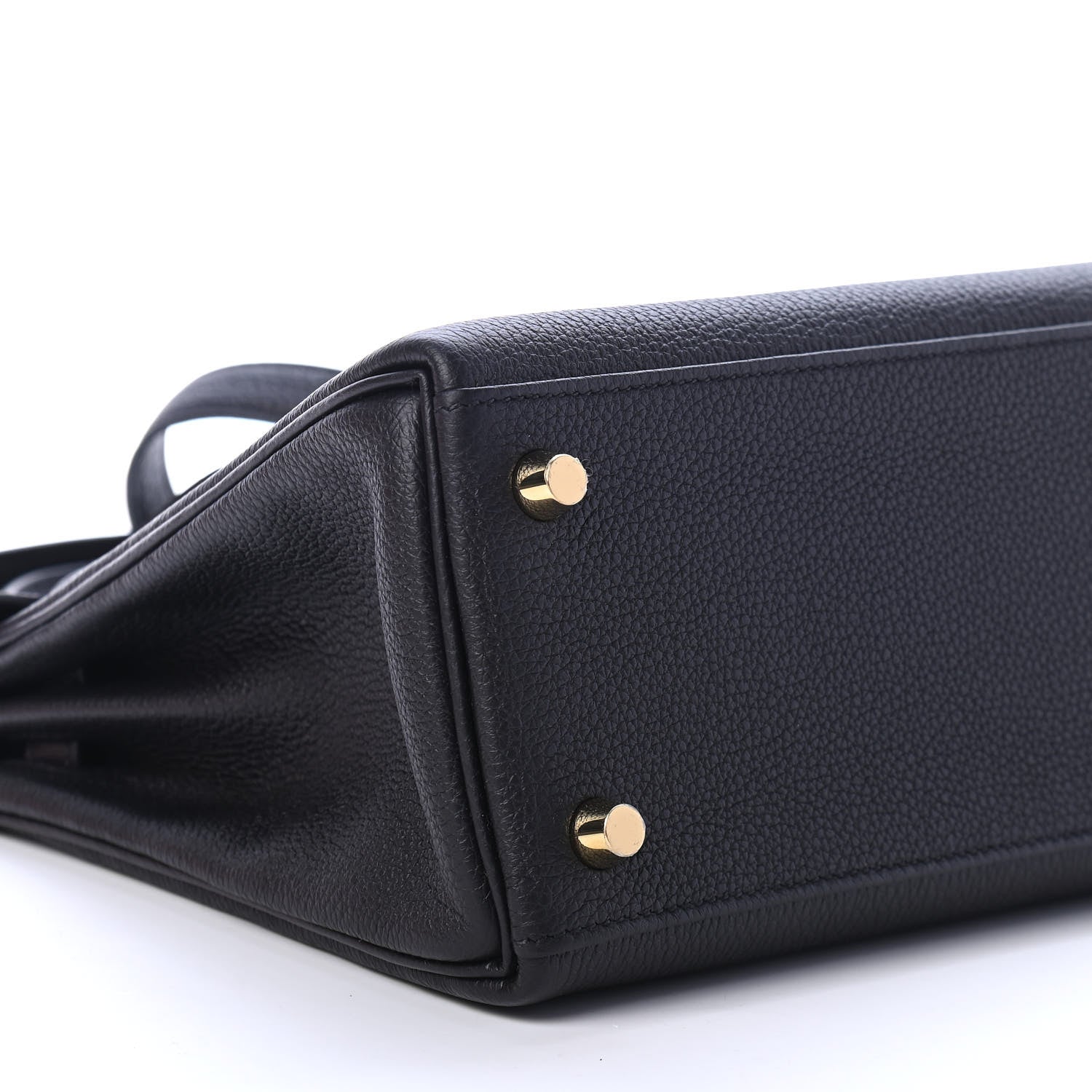 Hermes Togo Kelly Retourne 25 Black 7 of 10