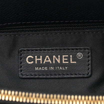 Chanel Caviar Quilted Grand Shopping Tote GST Black 6 of 10