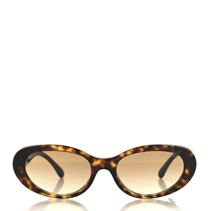 Chanel Acetate Oval Sunglasses 5515 Tortoise 2 of 7