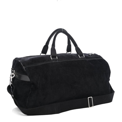 Saint Laurent Corduroy Andy Duffle Bag Black 2 of 4