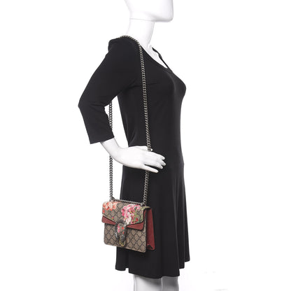 Gucci GG Supreme Monogram Blooms Mini Dionysus Shoulder Bag Beige Multicolor Dry Rose 2 of 11